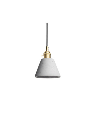 Lampadario A Sospensione In Cemento Pietra Cono ALVERLAMP - LCO7180