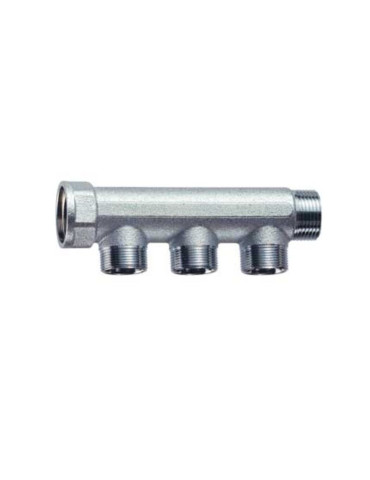 Collettore Componibile M-F Cromato 3 Vie 1'' Int. 36mm FAR - 3350 1