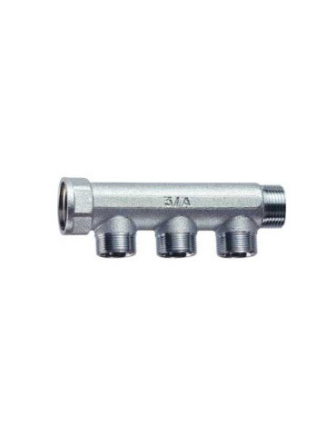 Collettore Componibile M-F Cromato 3 Vie 3/4'' Int. 36mm FAR - 3350 34