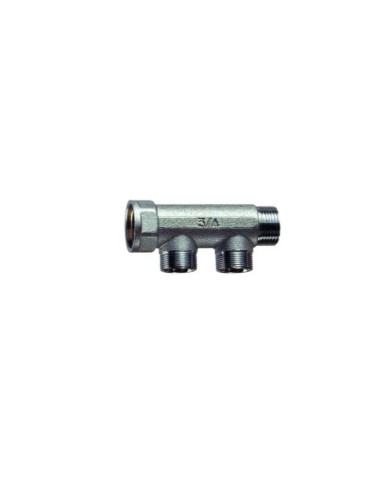 Collettore Componibile Lineare M-F Cromato 2 Vie 3/4'' Int. 36mm FAR - 3300 34