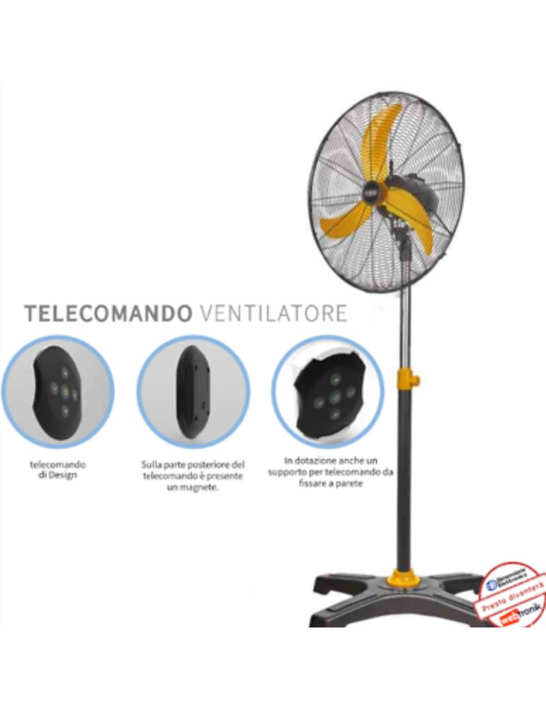 Silente 26 Ventilatore Con Motore Ad Alta Efficienza Energetica E Silenziosissimo Dotato Di Telecomando CFG - EV117