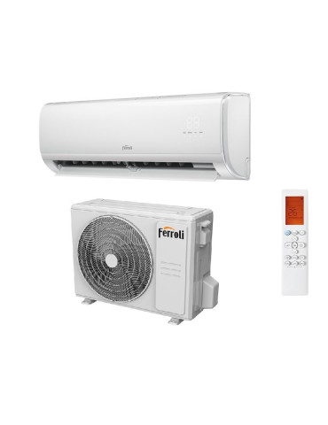 Condizionatore Ferroli Giada S 12000 BTU R32 Inverter Classe A++ WiFi FERROLI - FER2CP001IF FER2CP001MF