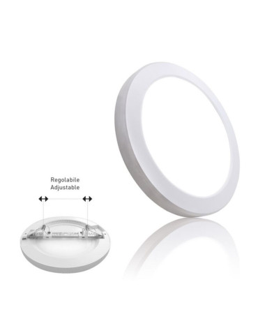Plafoniera Downlight BIG OSLO ROUND Apparecchio Circolare Da Soffitto CCT Selezionabile BOT LIGHTING - OSLO285XC