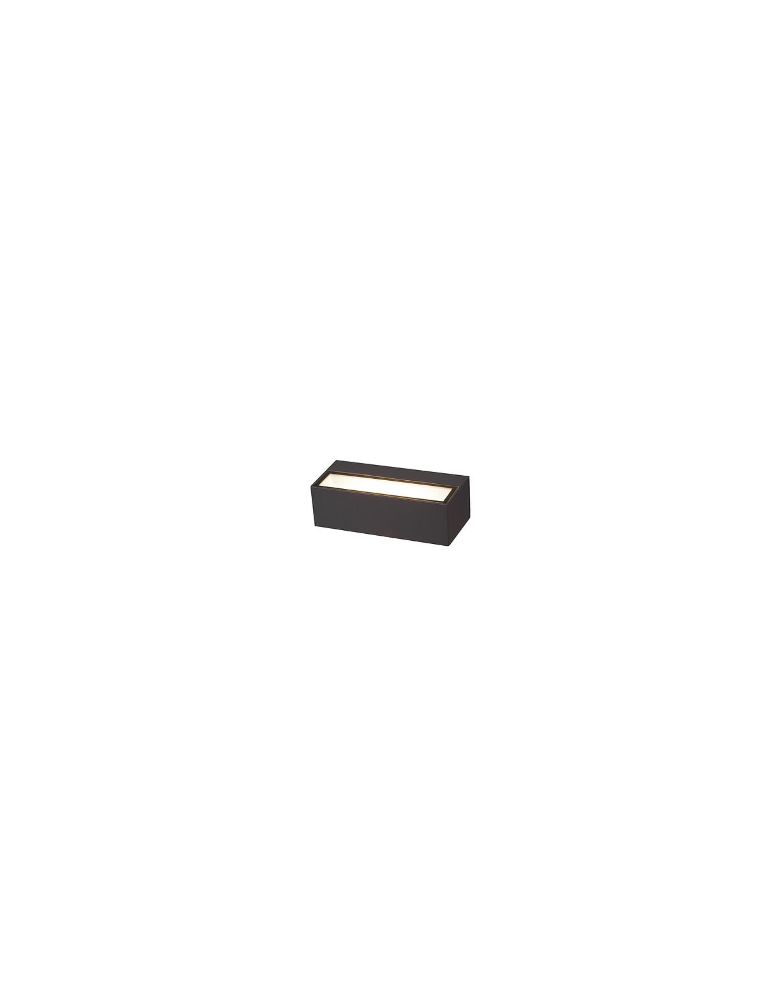 Applique Led Da Parere NIVES2 Per Interni/Esterni Doppia Emissione Grigio Antracite BOT LIGHTING - NIVE220GK