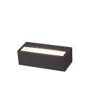 Applique Led Da Parere NIVES2 Per Interni/Esterni Doppia Emissione Grigio Antracite BOT LIGHTING - NIVE220GK