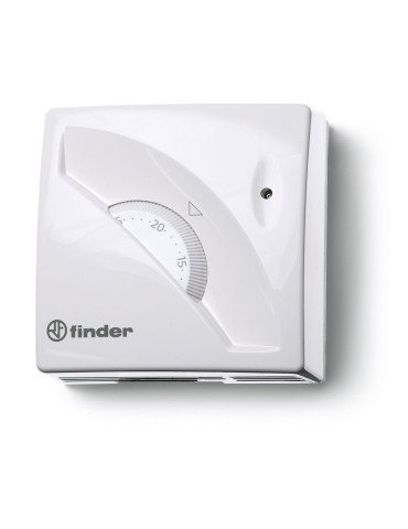 Termostato Analogico A Parete Bianco Serie 1T FINDER - 1T.01.010