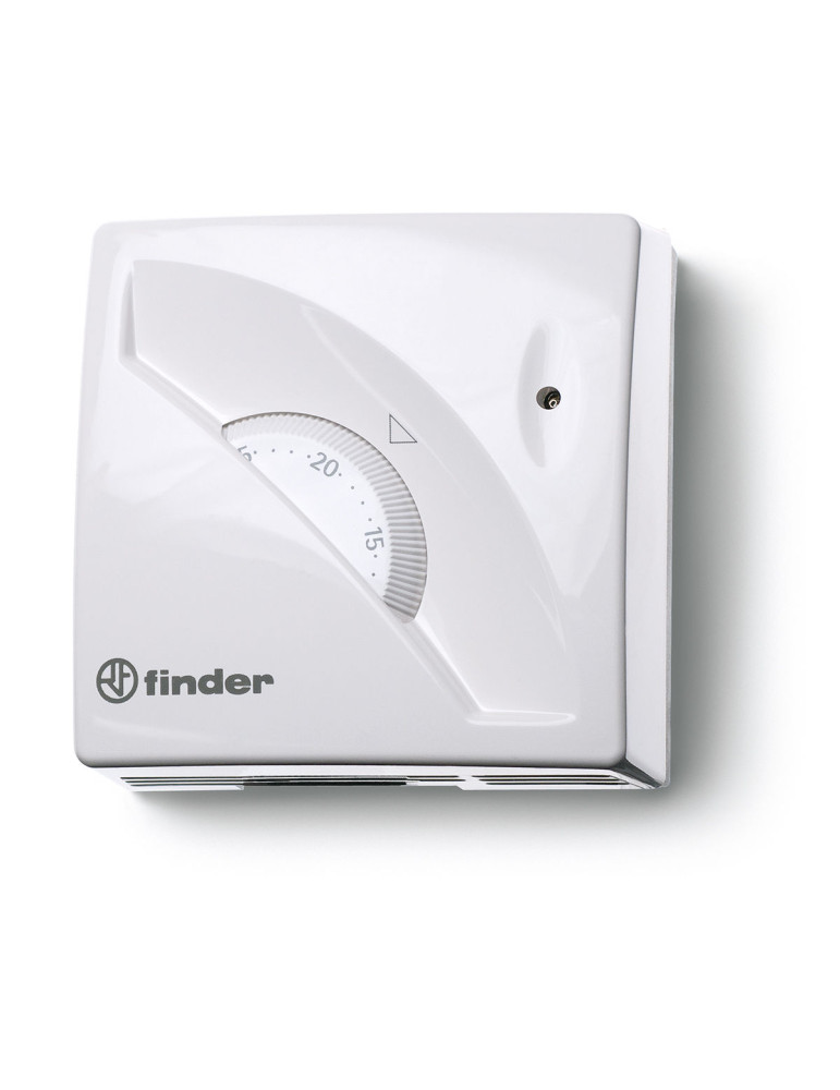 Termostato Analogico A Parete Bianco Serie 1T FINDER - 1T.01.010
