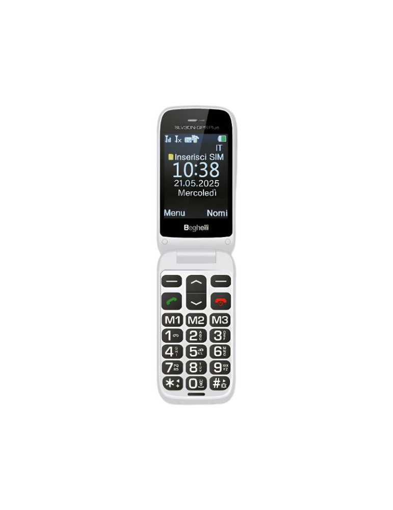 Telefono Salvavita Phone SLV30N-GPS Plus Silver BEGHELLI - 9201N